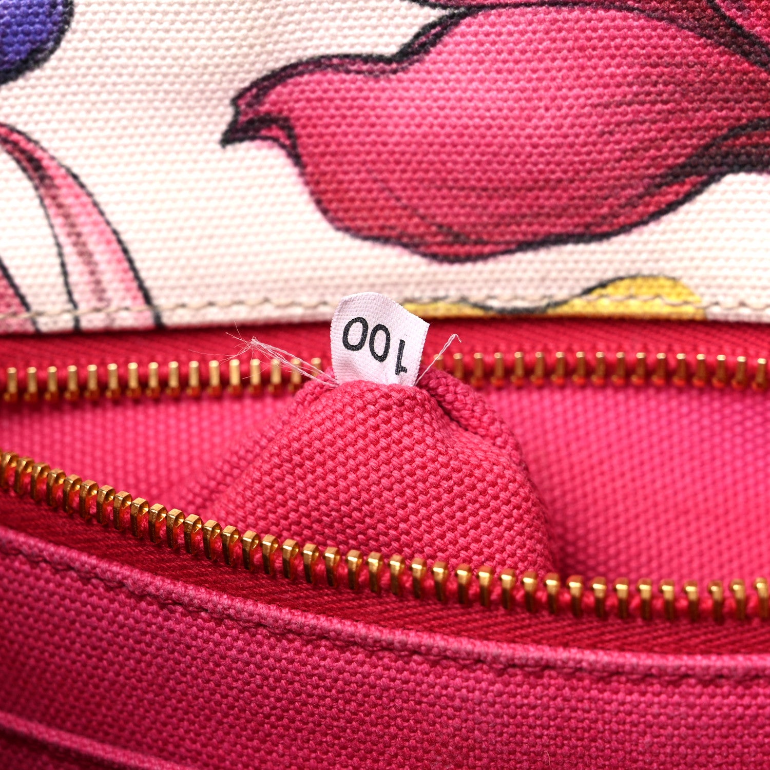 Prada Canvas Canapa Stampata Floral Tote 7 of 21