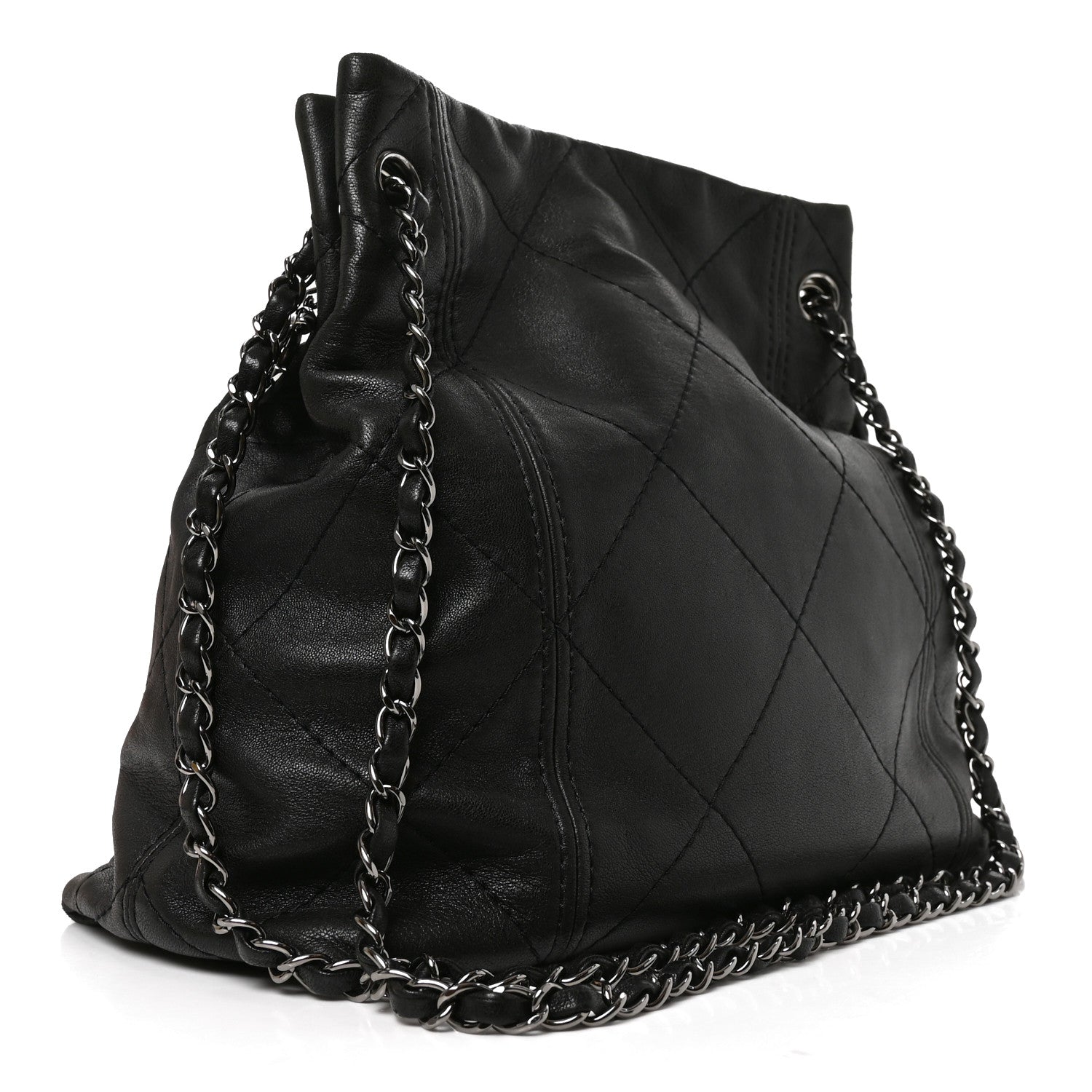 Chanel Lambskin Quilted Small Soft Touch Shoulder Bag Black 3 of 10