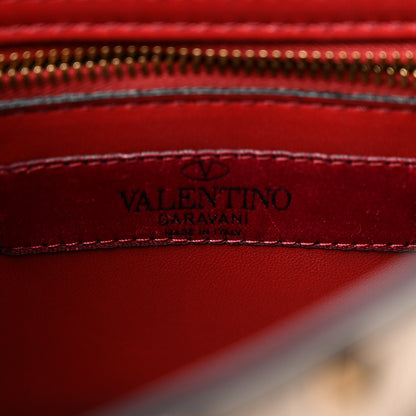 Valentino Garavani Metallic Lambskin Medium Rockstud Spike Shoulder Bag Sasso 6 of 10