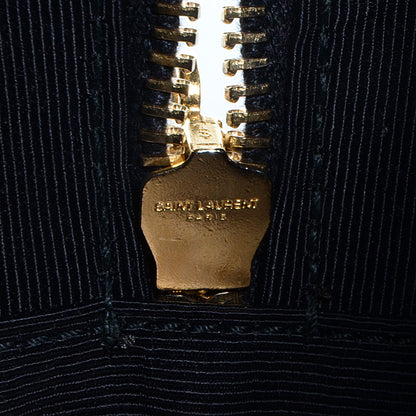 Saint Laurent Grain de Poudre Medium Museum Briefcase Black 8 of 9