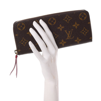 Louis Vuitton Monogram Clemence Wallet Fuchsia 2 of 8