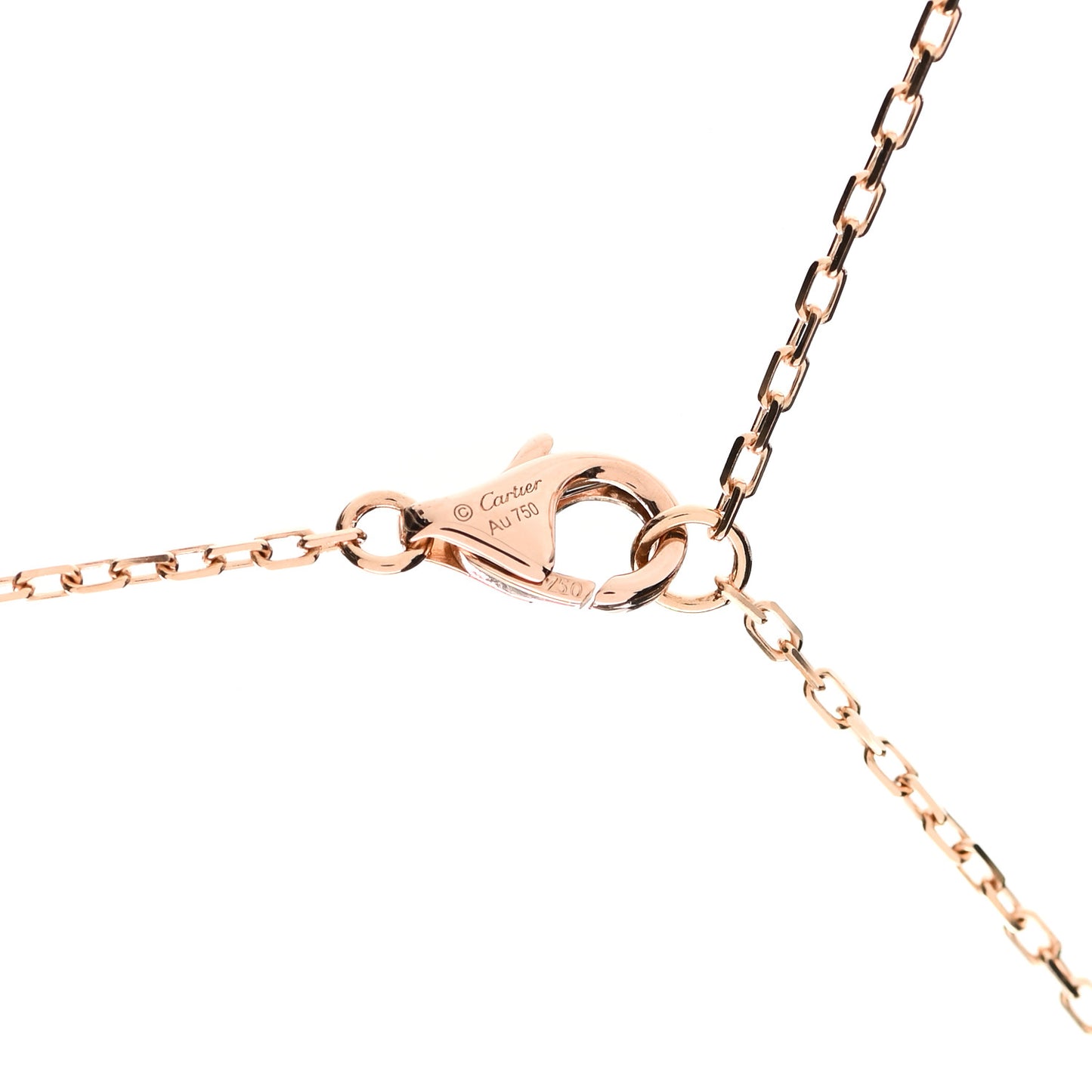 18K Pink Gold Pink Sapphire D'Amour Pendant Necklace