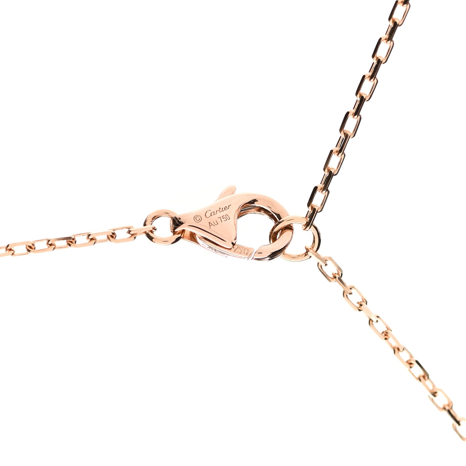 Cartier 18K Pink Gold Pink Sapphire D'Amour Pendant Necklace 4 of 7