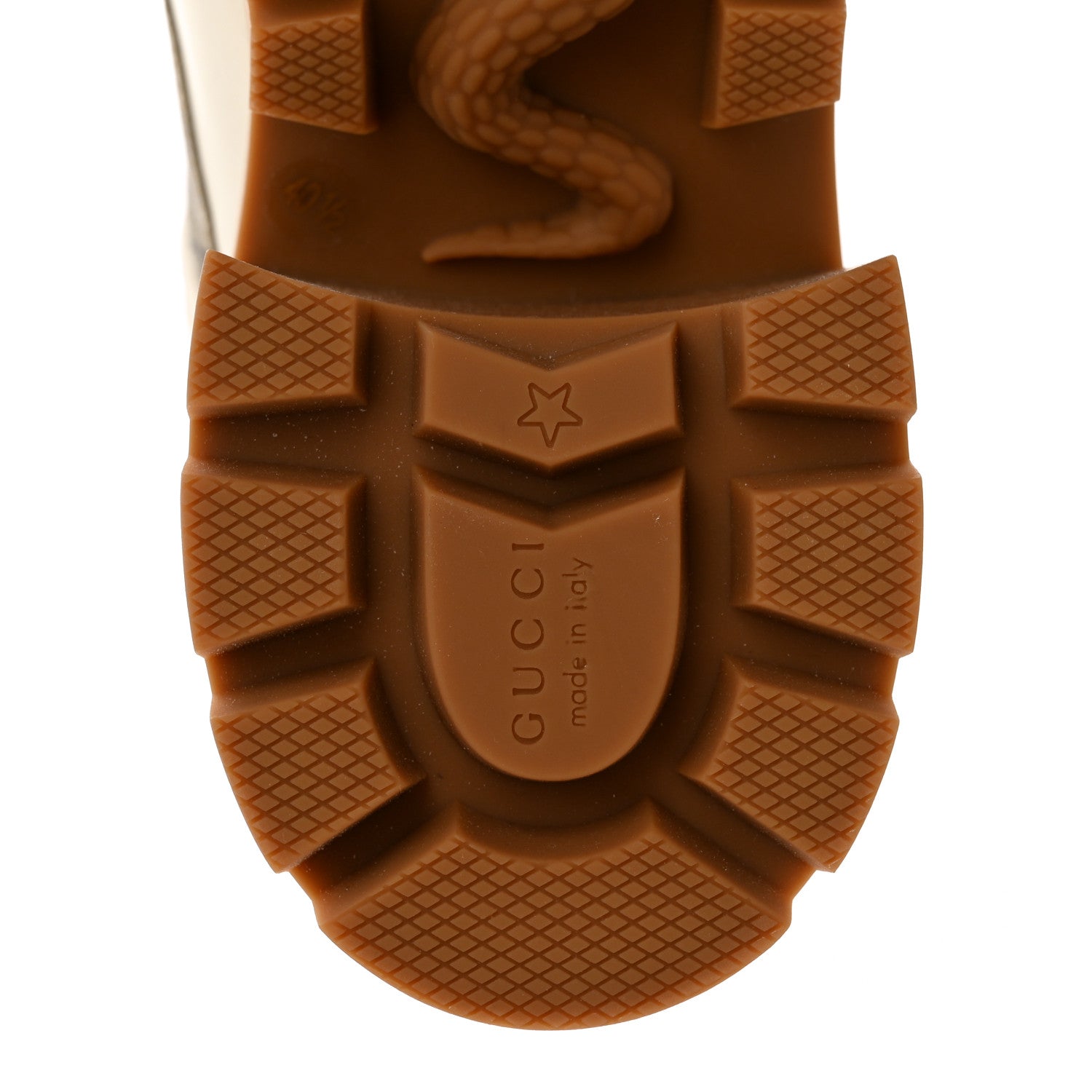 Gucci Calfskin GG Supreme Monogram Nappa Quilted Lace Up Ankle Boots 40.5 Mystic White Beige 6 of 10