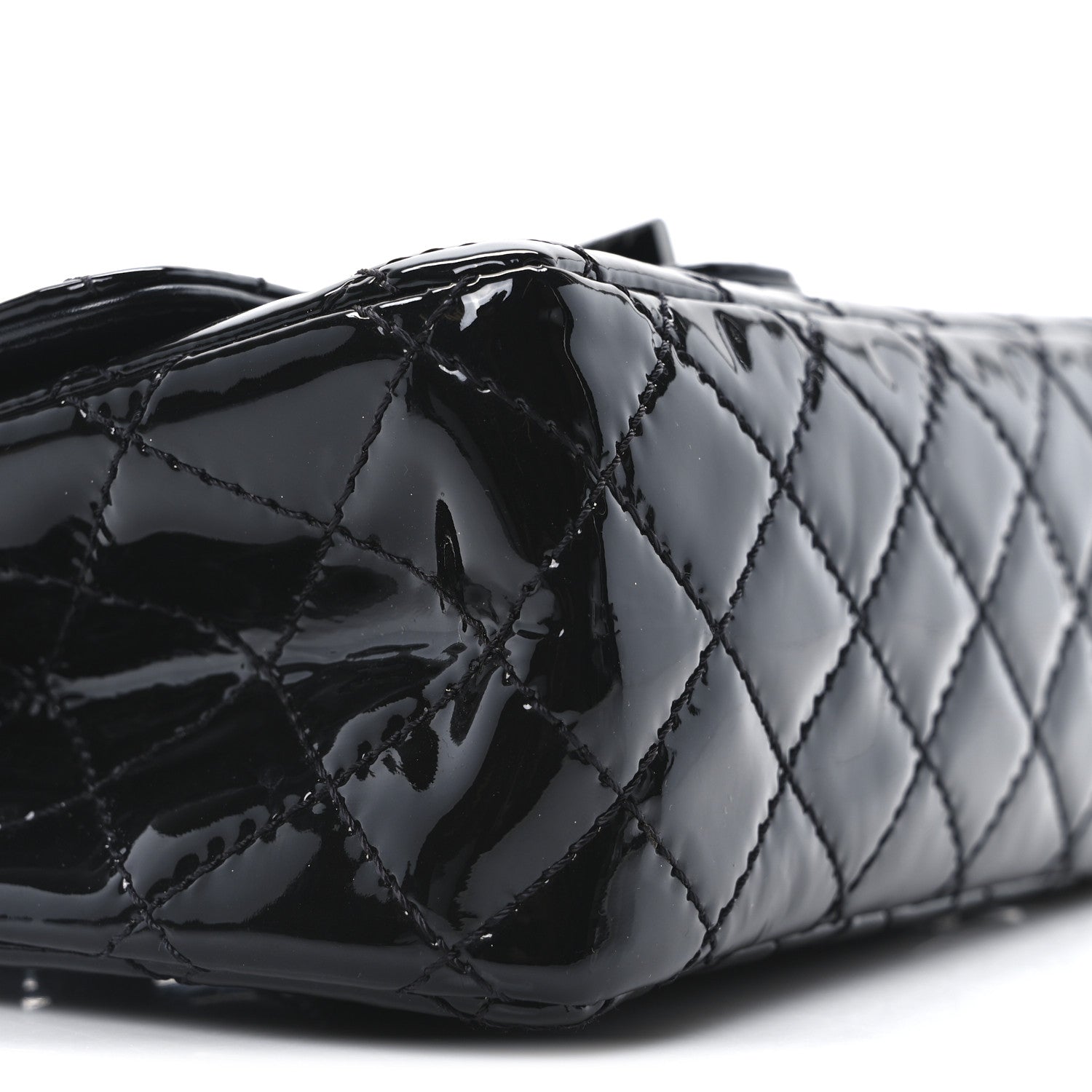 Chanel Patent Calfskin Quilted 2.55 Reissue Mini Flap So Black 9 of 10