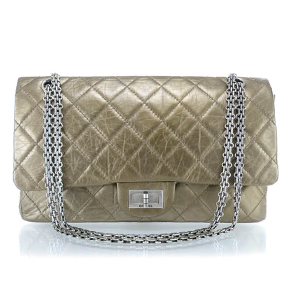 Chanel Leather 2.55 Reissue 227 Flap Bronze 1 of 11