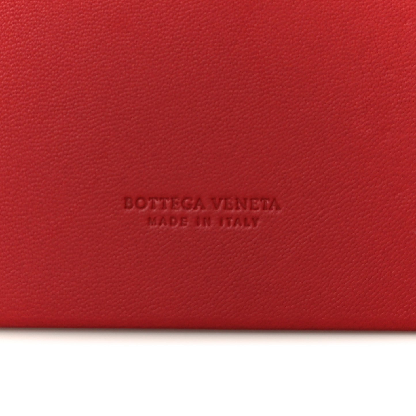 Nappa Intrecciato Large Veneta Hobo Red