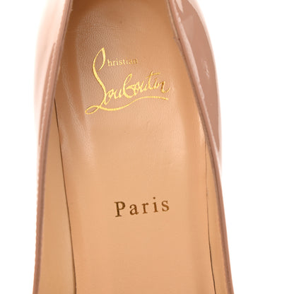 Christian Louboutin Patent Pigalle Plato 120 Pumps 39.5 Nude 7 of 8