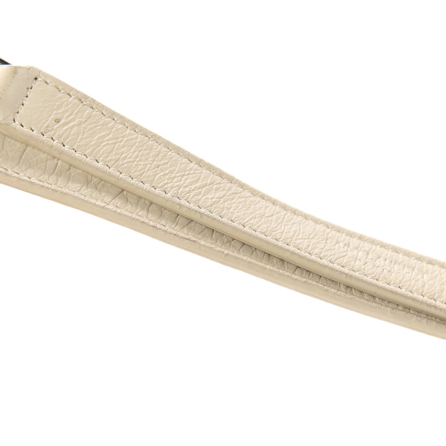 Crinkled Calfskin Matelasse Monogram Medium Niki Chain Satchel Ivory