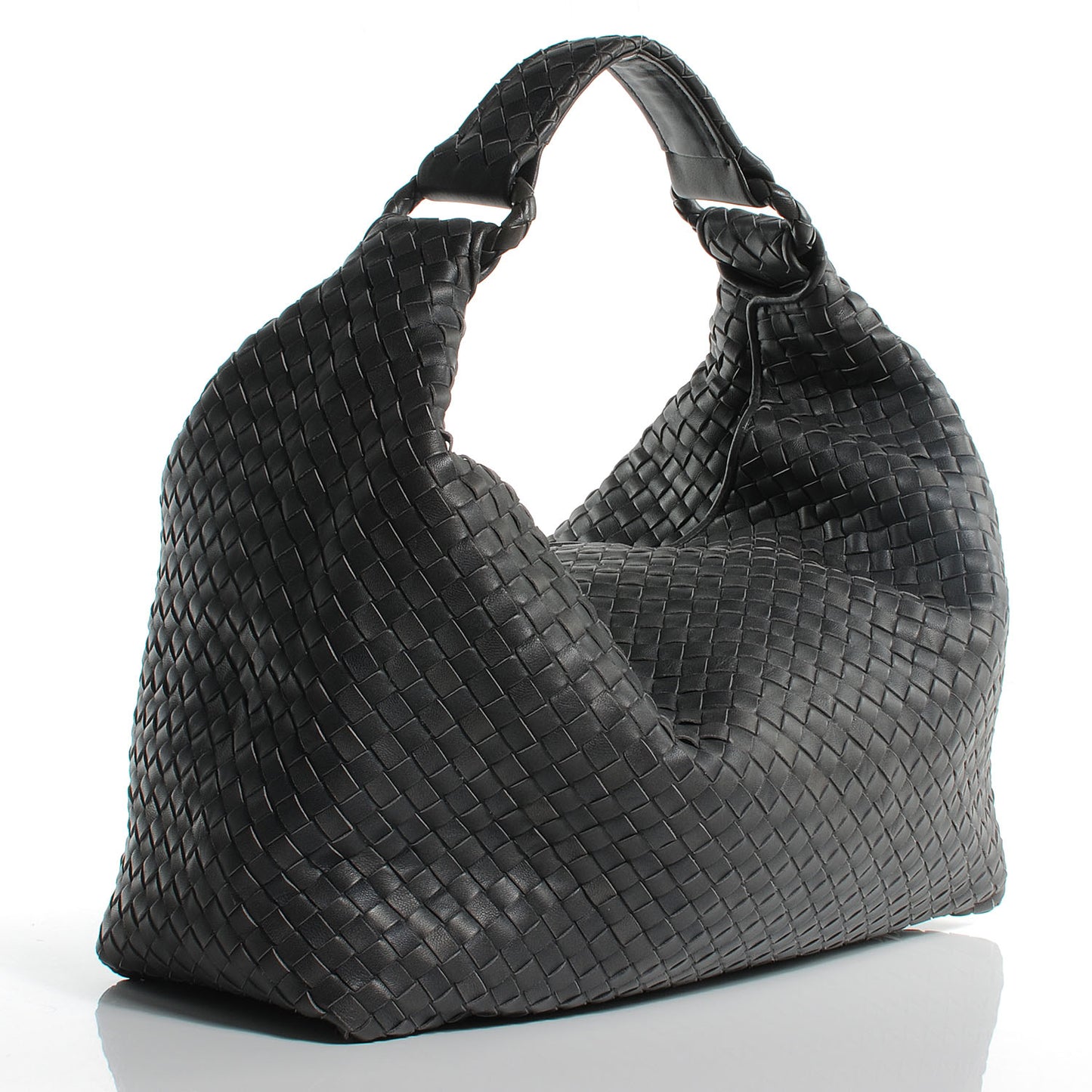 Nappa Intrecciato Sloane Hobo Ferro