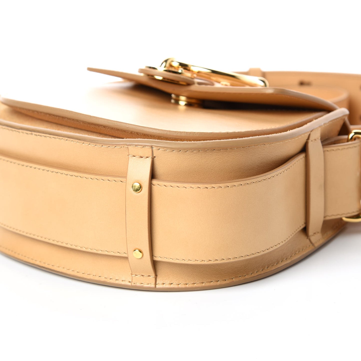 Calfskin Small Tess Bag Bleached Brown