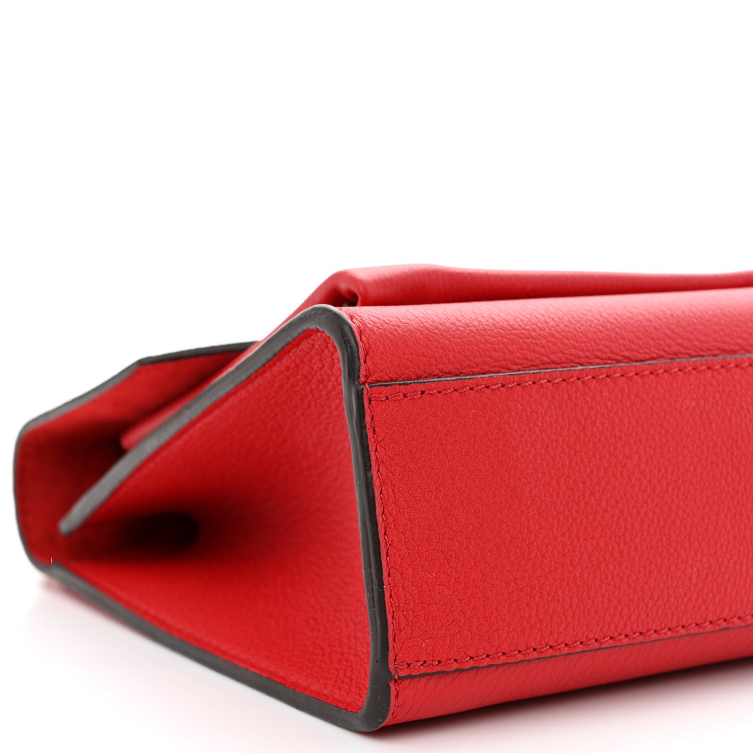 Louis Vuitton Soft Calfskin My Lockme Chain Bag BB Poppy 9 of 10