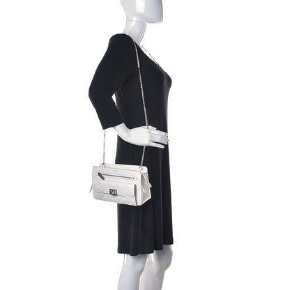 Givenchy Goatskin Diamond Quilted Pocket Crossbody White 2 of 14