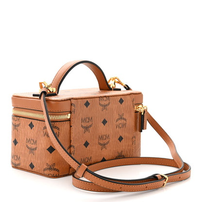 MCM Visetos Rockstar Vanity Case Cognac 3 of 9