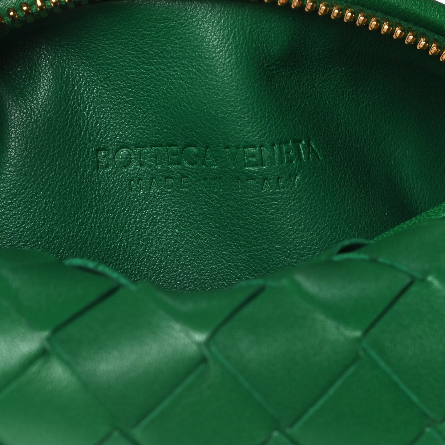Nappa Intrecciato Mini Jodie Racing Green