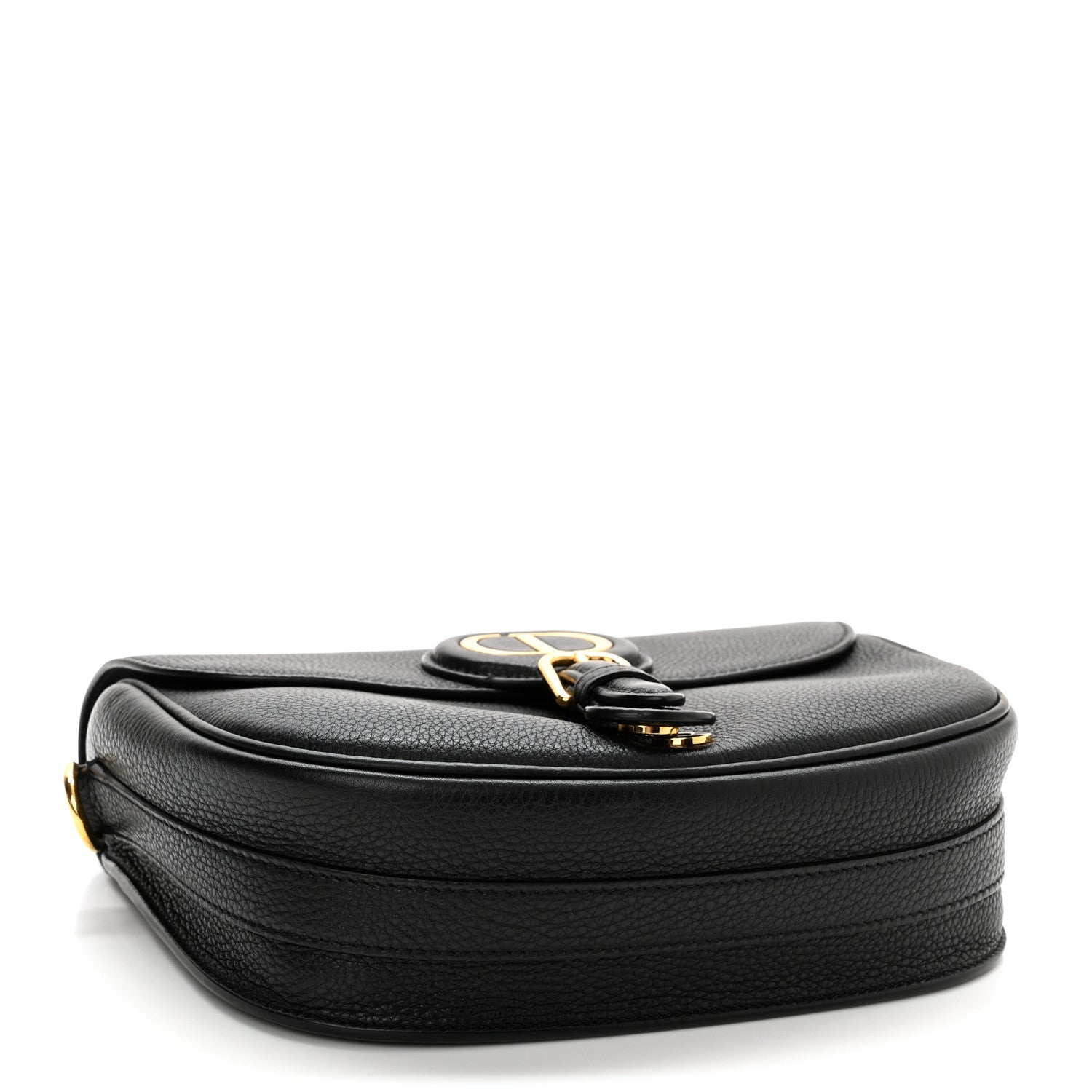 Christian Dior Grained Calfskin Medium Bobby Flap Black 4 of 10