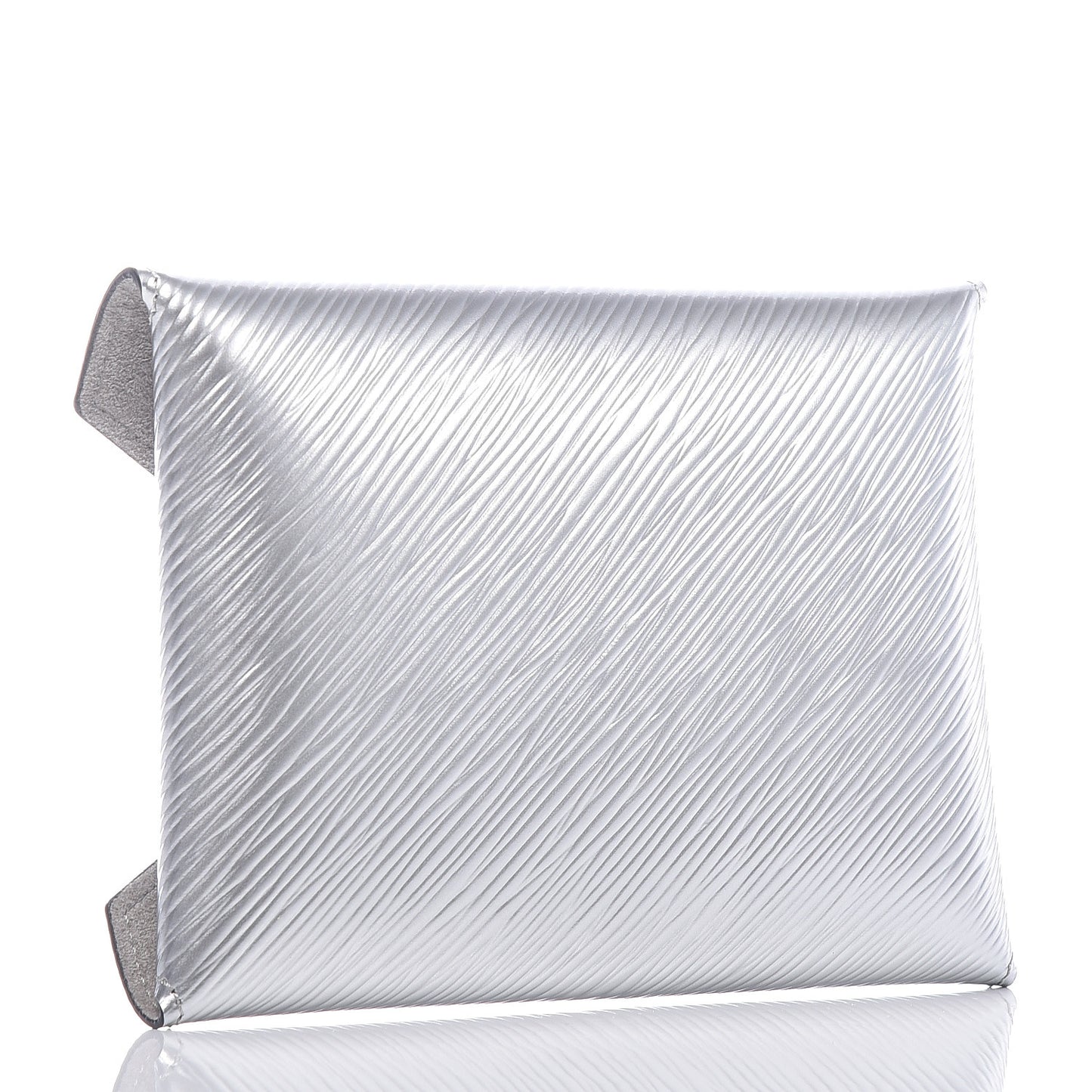 Metallic Epi Medium Kirigami Pochette Insert Silver