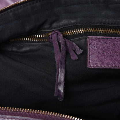 Balenciaga Agneau Classic Hardware Day Hobo Raisin 8 of 25