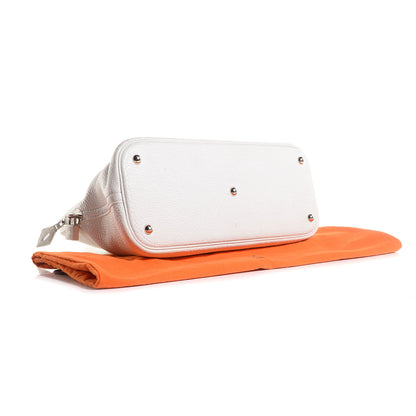 Hermes Taurillon Clemence Bolide 35 White 4 of 14