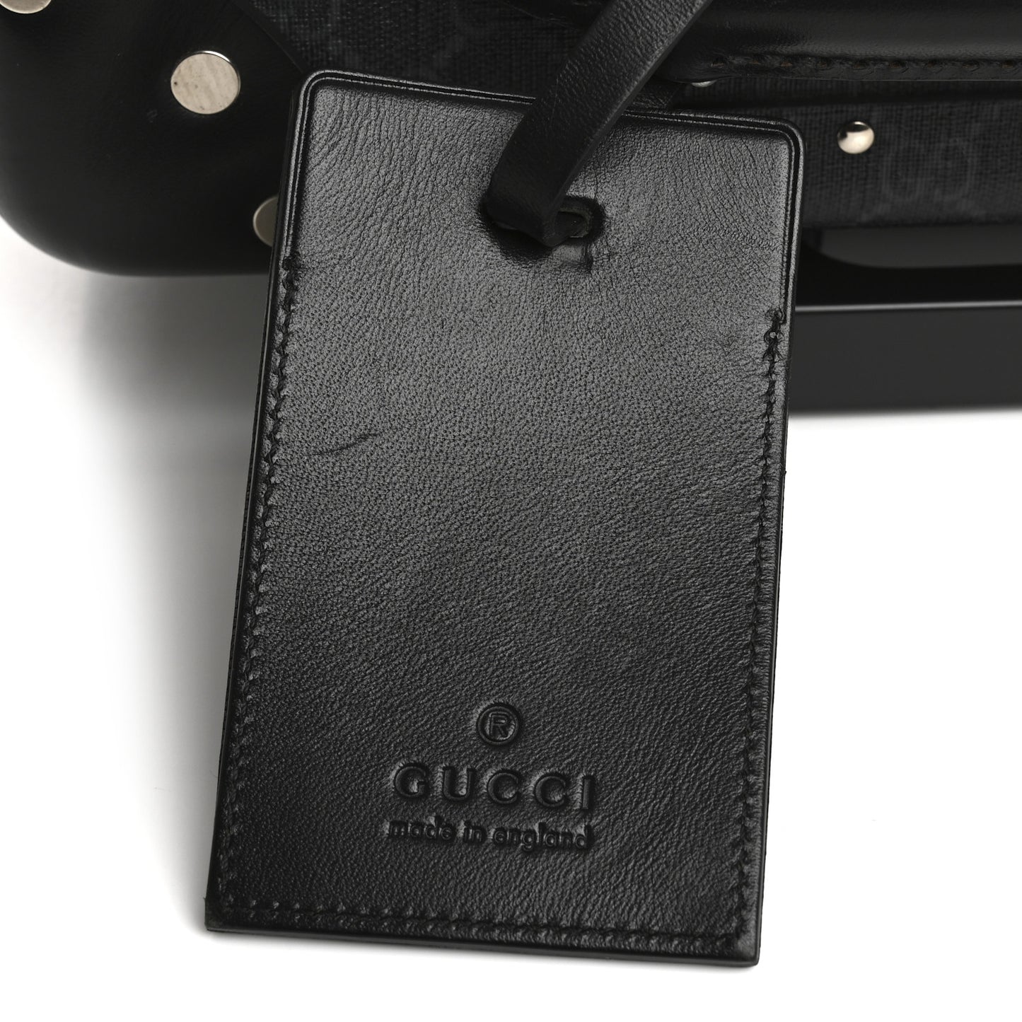 GG Supreme Monogram Globe-Trotter Carry-On Black