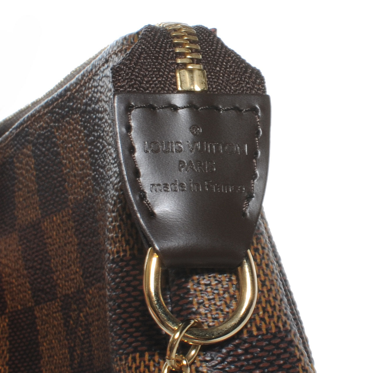 Damier Ebene Mini Pochette Accessories Bag