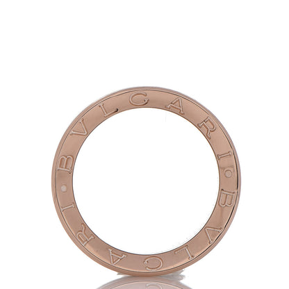 Bulgari 18K Rose Gold Stainless Steel Anish Kapoor B.Zero1 Ring 51 5.75 4 of 4
