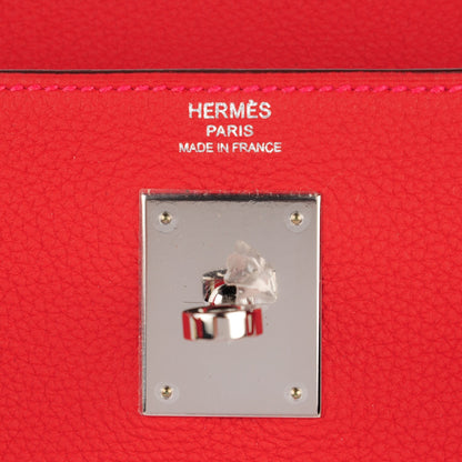 Hermes Togo Kelly Retourne 28 Geranium 9 of 23