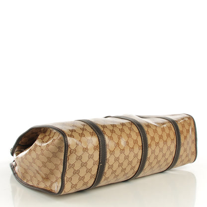 Gucci Crystal Monogram Dollar Calfskin Medium Joy Shoulder Bag Beige Ebony Testa Di Moro 4 of 7
