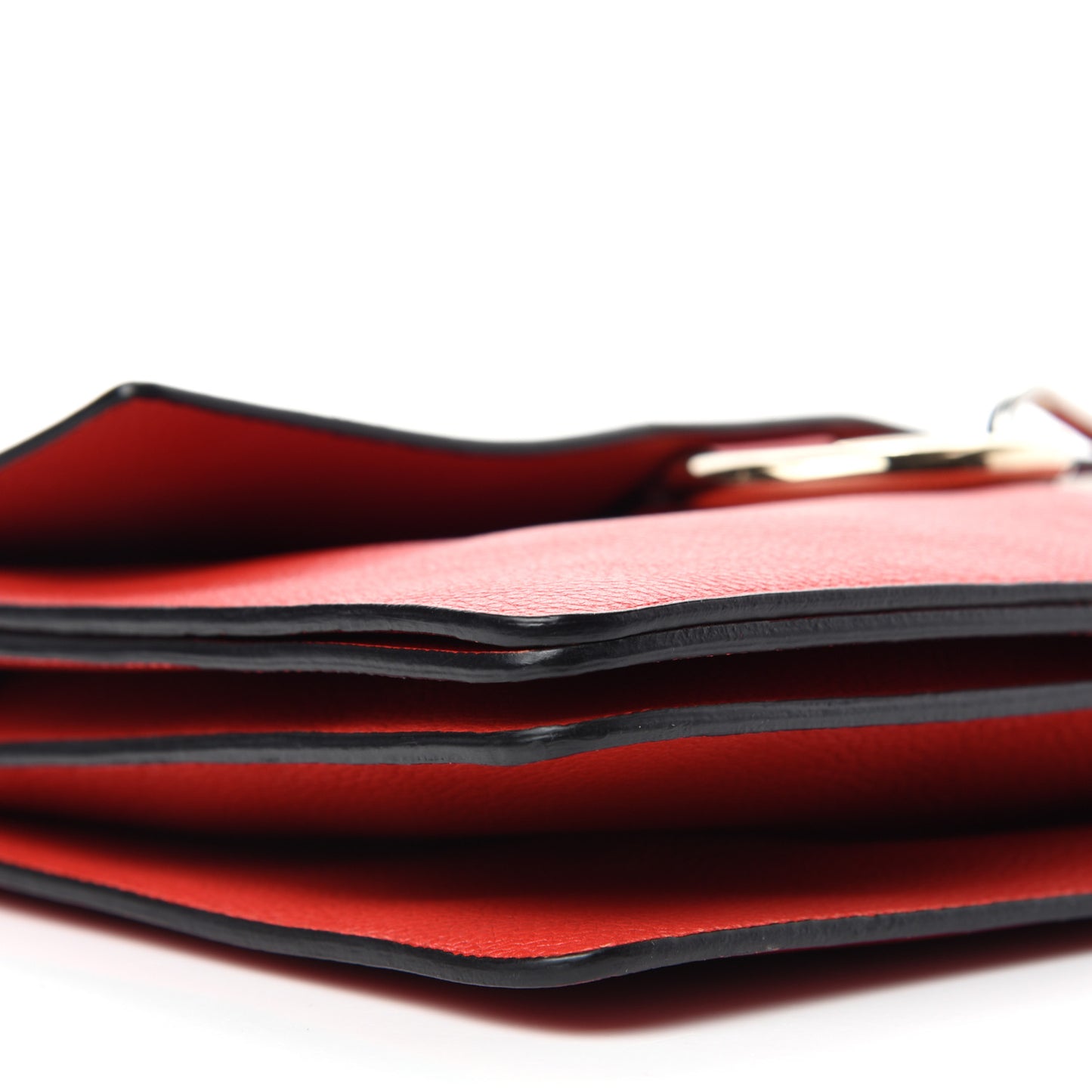 Calfskin Suede Medium Faye Shoulder Bag Sepia Red
