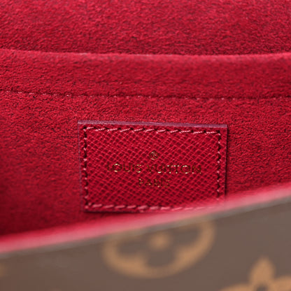 Louis Vuitton Monogram Pochette Felicie Chain Wallet Fuchsia 7 of 10