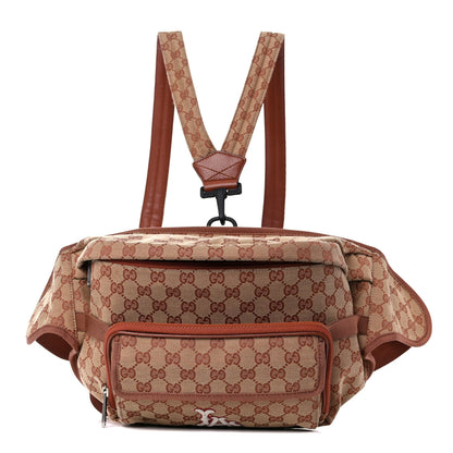 Gucci X MLB GG Monogram LA Dodgers Convertible Belt Bag Beige Ruggine Ivory 1 of 12
