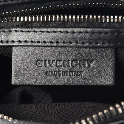 Givenchy Waxed Calfskin Micro Nightingale Logo Strap Black 7 of 8