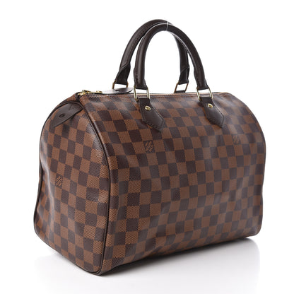 Louis Vuitton Damier Ebene Speedy 30 3 of 9