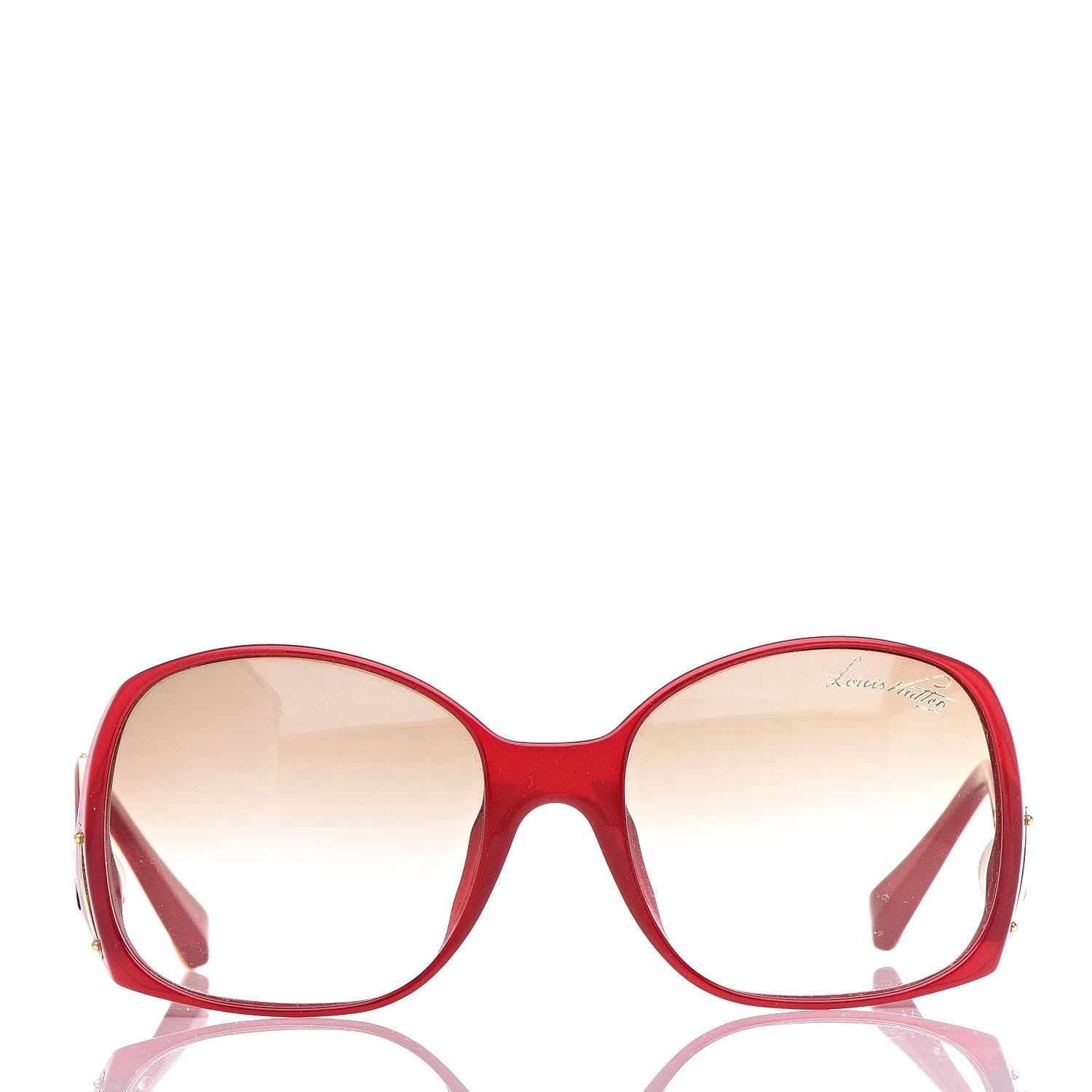 Louis Vuitton Gina Sunglasses Z0075E Red 2 of 9