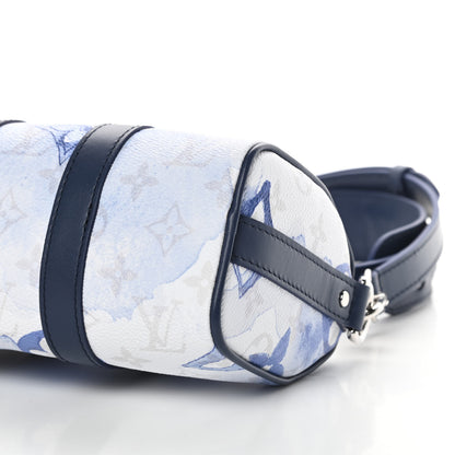 Louis Vuitton Monogram Watercolor Keepall XS Blue 10 of 11