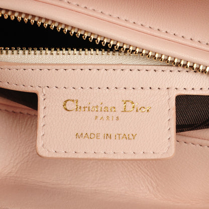 Christian Dior Lambskin Cannage Medium Lady Dior Rose Poudre 6 of 8