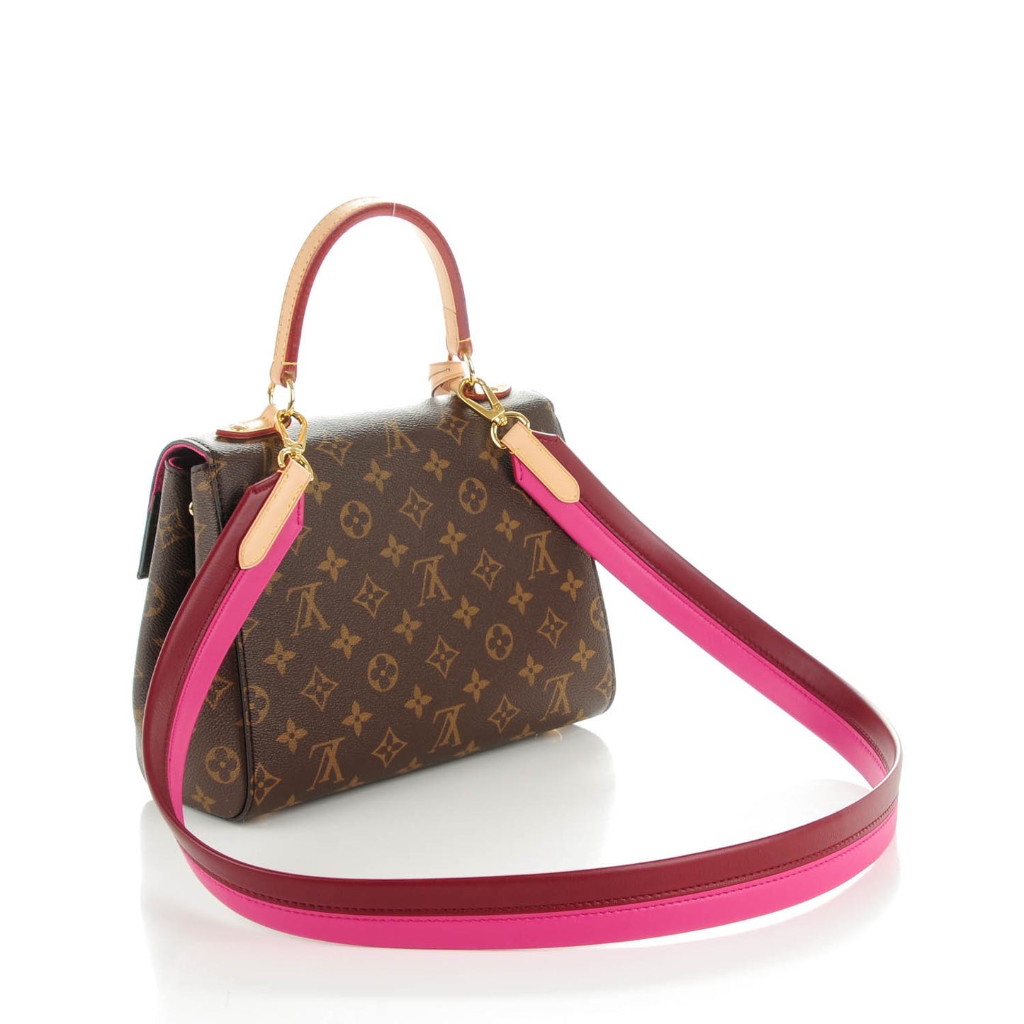 Monogram Cluny BB Bordeaux Fuchsia