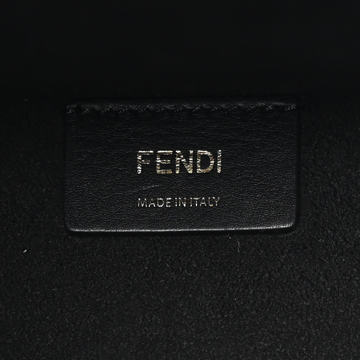 Fendi Vitello Plexiglass FF Embossed Medium Fendi Sunshine Shopper Tote Black 5 of 9