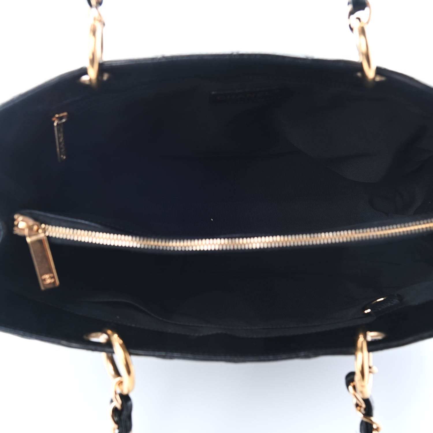 Chanel Caviar Quilted Grand Shopping Tote GST Black 5 of 10