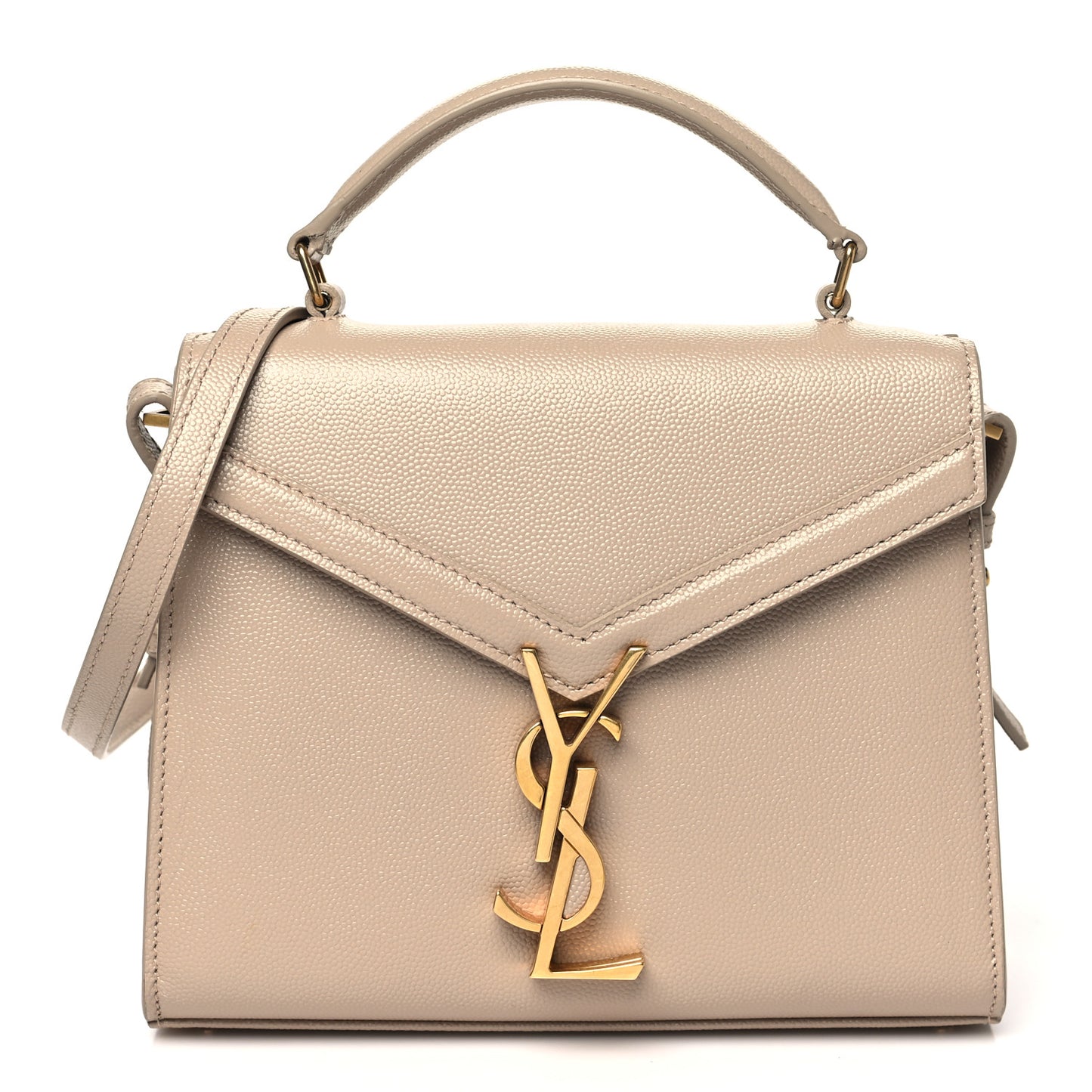 Grain de Poudre Mini Classic Monogram Cassandra Top Handle Beige
