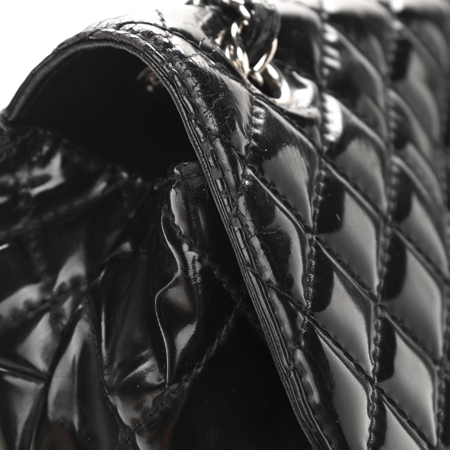 Chanel Vinyl Quilted In the Business Flap Bag Black 11 of 19