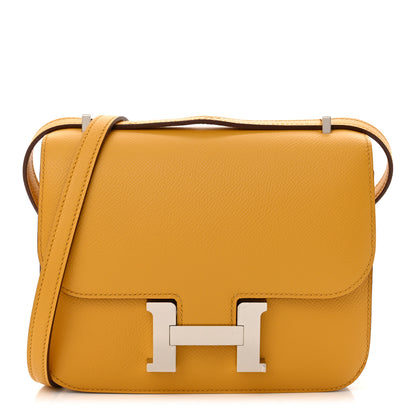 Hermes Epsom Constance 18 Jaune Ambre 1 of 13