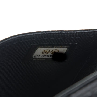 Chanel Caviar Quilted Flap Card Holder Black 8 of 8