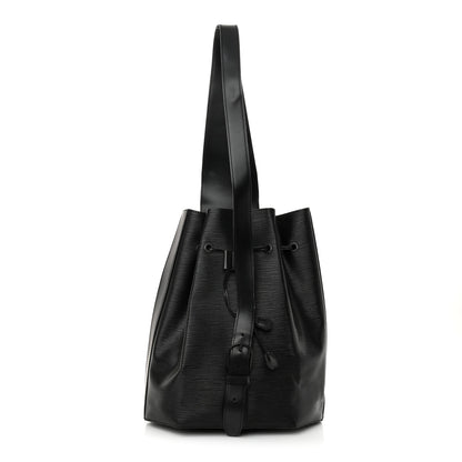 Louis Vuitton Epi Sac a Dos Drawstring Bag Black 1 of 10