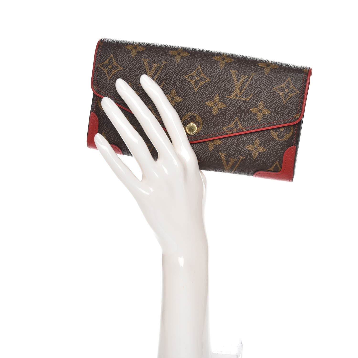 Louis Vuitton Monogram Sarah Retiro Wallet Cherry 2 of 9