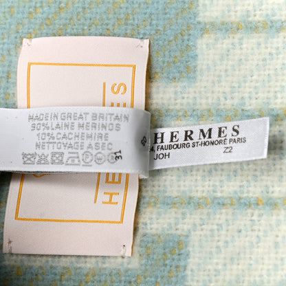 Hermes Wool Cashmere Avalon Passe-Passe Blanket Miel 4 of 4