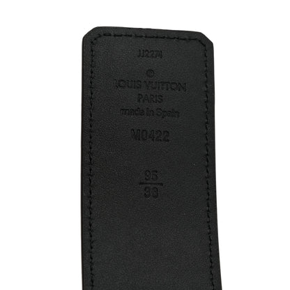 Louis Vuitton Calfskin Monogram 40mm LV Pyramide Belt 95 38 Black 3 of 5