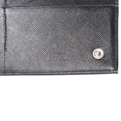 Prada Tessuto Nylon Continental Flap Wallet Black 5 of 5