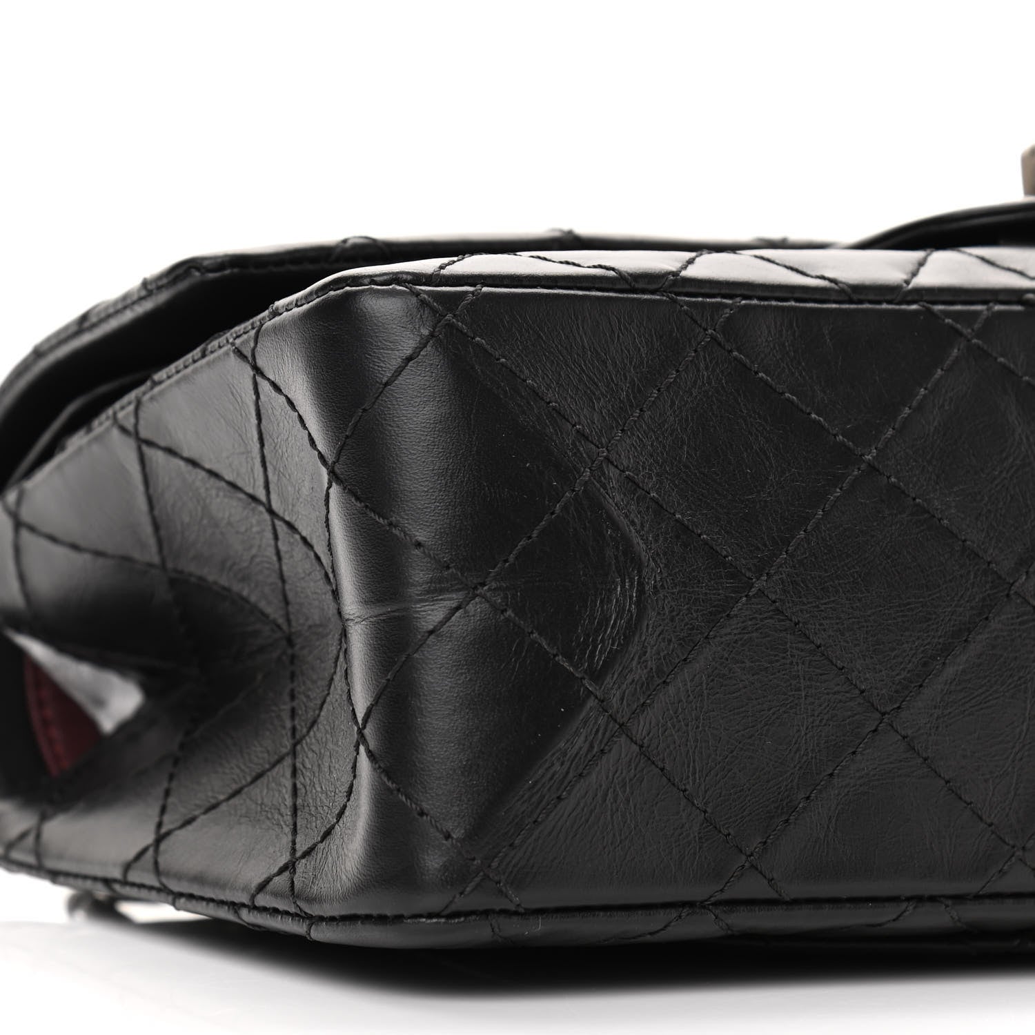 Chanel Aged Calfskin Quilted 2.55 Reissue 225 Flap Black 9 of 10