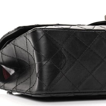 Chanel Aged Calfskin Quilted 2.55 Reissue 225 Flap Black 9 of 10